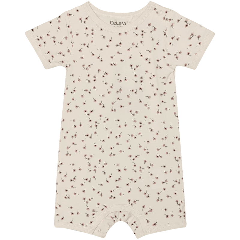 CeLaVi romper til baby i viskose, Shadow Gray