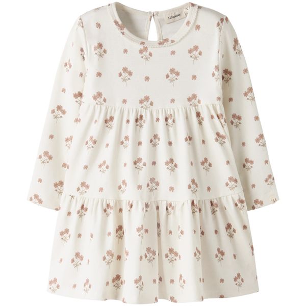 Hovedbilde Lil' Atelier Nmflayo kjole til småbarn, Coconut ...