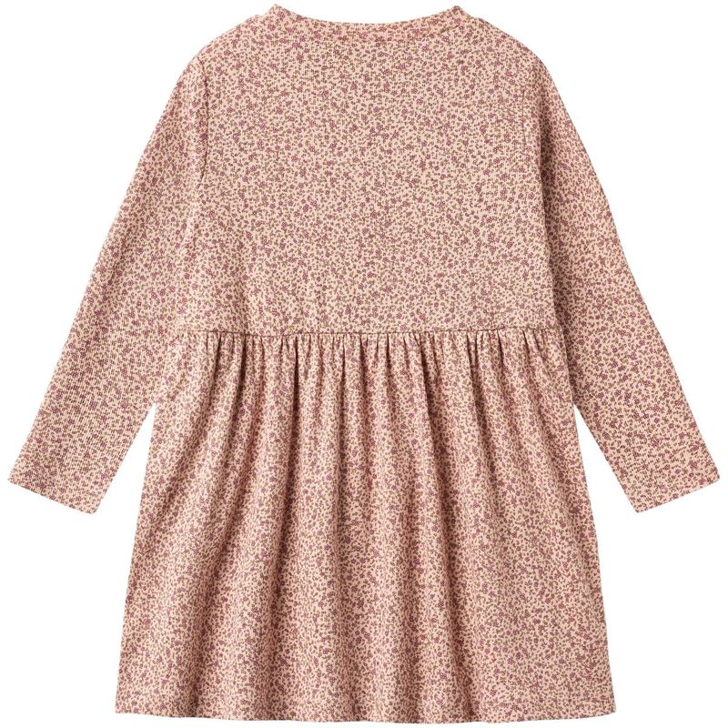Wheat Sessa jersey kjole til barn, Dime Rose Small Flowers