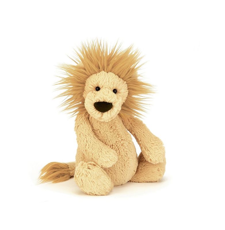 Jellycat løve bamse 18 cm, beige-orange