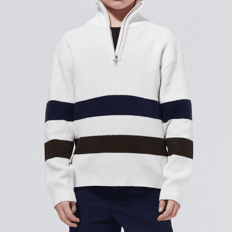 Name It Nkmralph half-zip genser til barn, Cloud Dancer