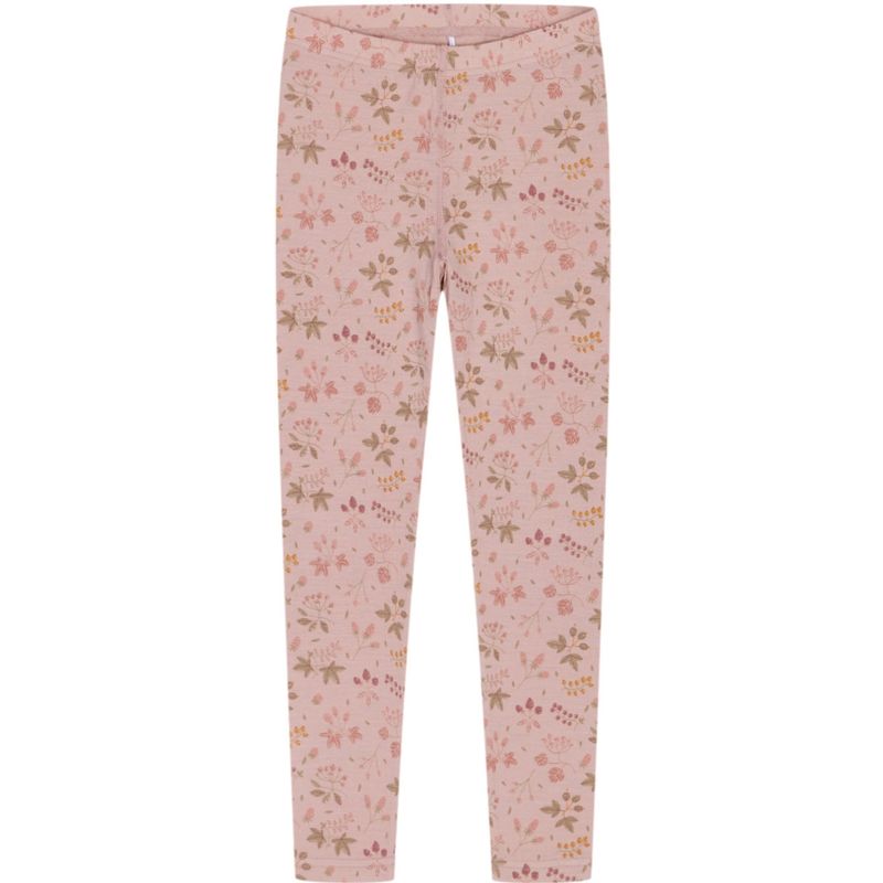 Hust & Claire leggings til barn i ull/silke, Shade rose