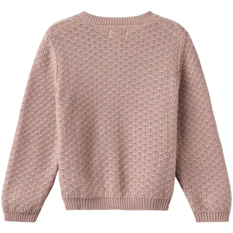 Wheat Magnella cardigan til barn, Dry Rose