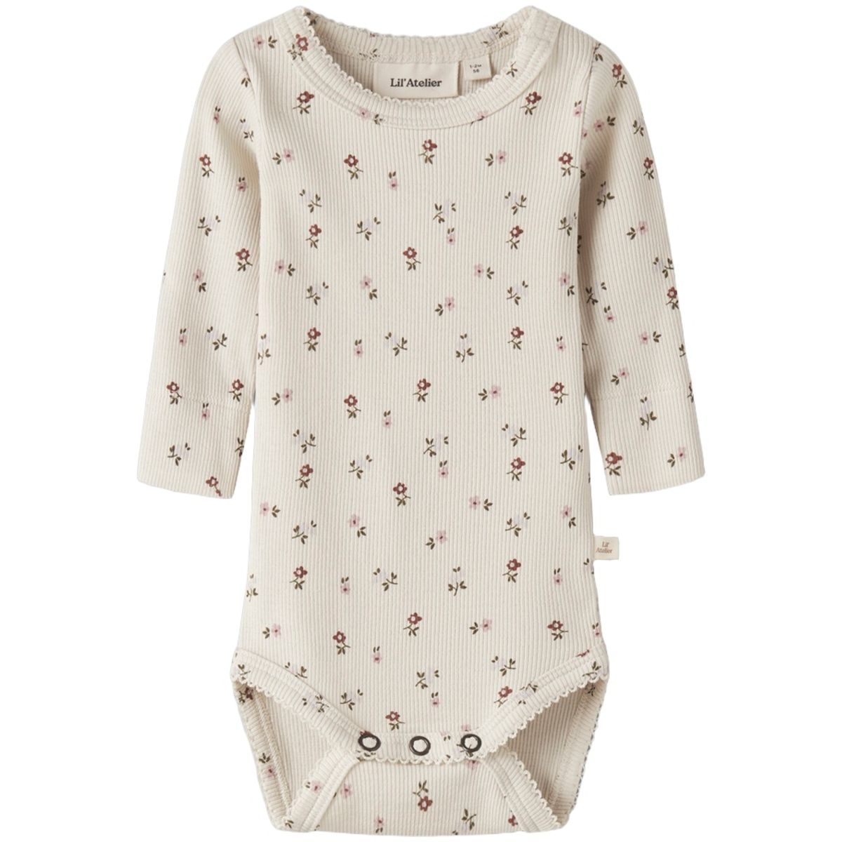 Lil' Atelier Nbfgago Floral body, Turtledove