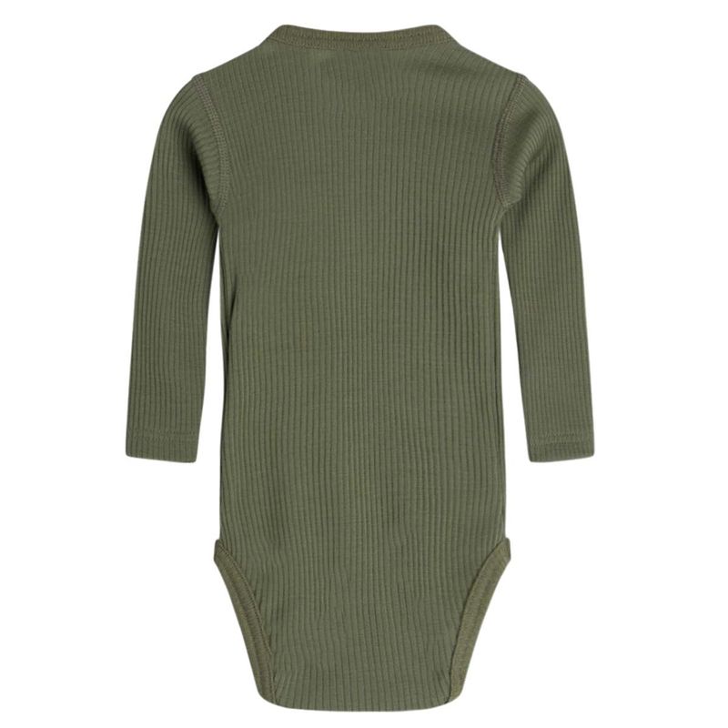 Hust & Claire Berry ribb body i ull/lyocell, olivine