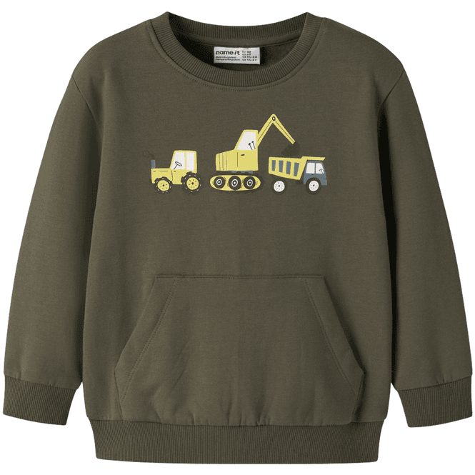 Hovedbilde Name It Nmmvugo sweatshirt til småbarn, Olive ...