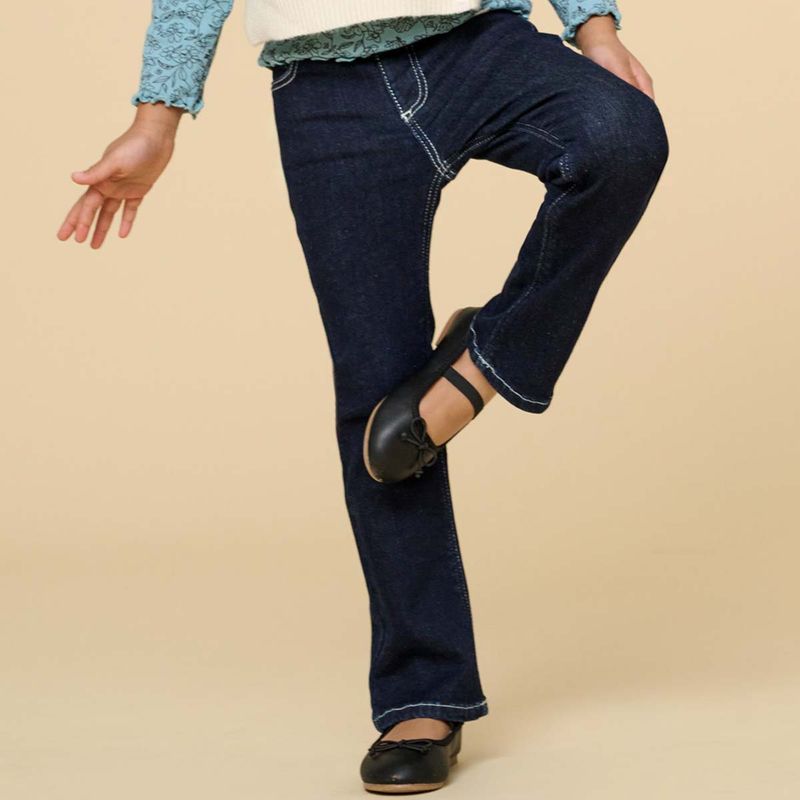 Kids Only Kmgblush Flared jeans, Dark Blue Denim