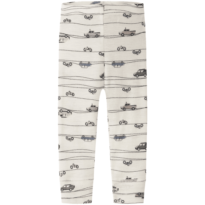 Hovedbilde Name It Nbmwang leggings i ull til baby, Snow ...