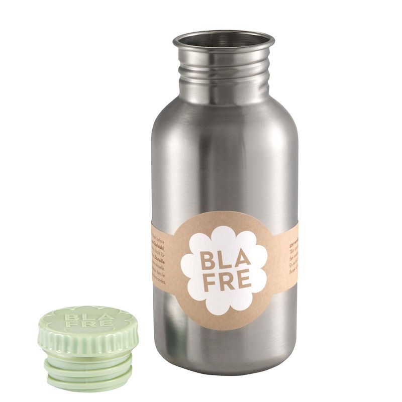 Blafre stålflaske til barn 500 ml. mintgrønn