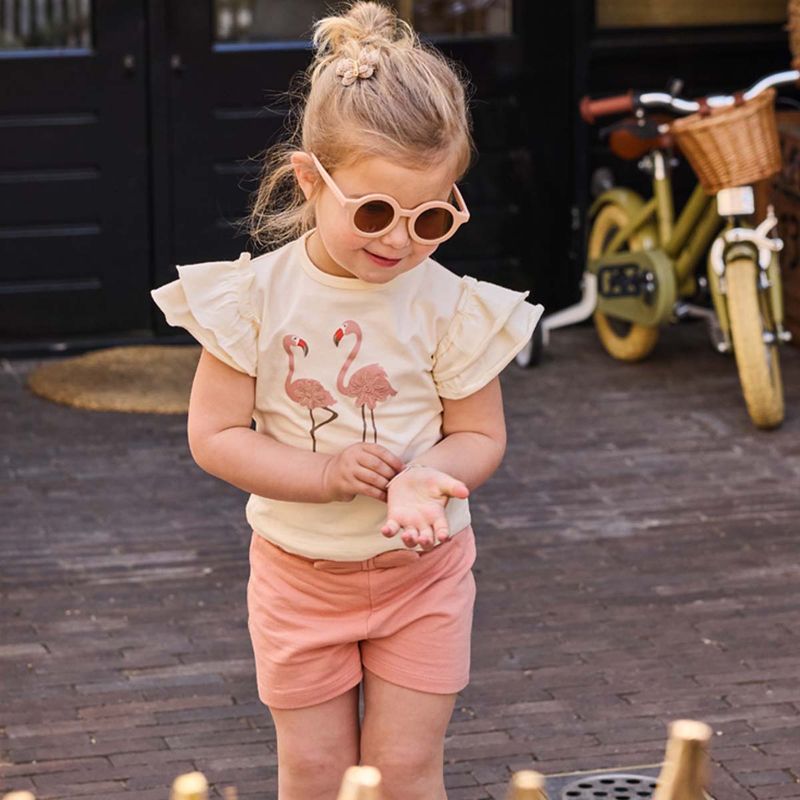 Dirkje shorts-sett til småbarn, Off-white