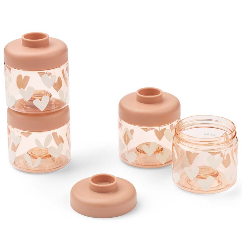 Liewood Dominique 4-pack babymat bokser, Sweethearts