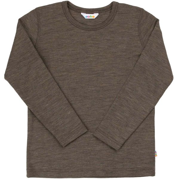 Hovedbilde Joha genser i ull/silke til barn, Brown Mel.