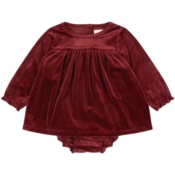 Hovedbilde Konges Sløjd Jingle kjolebody, Red Dahlia