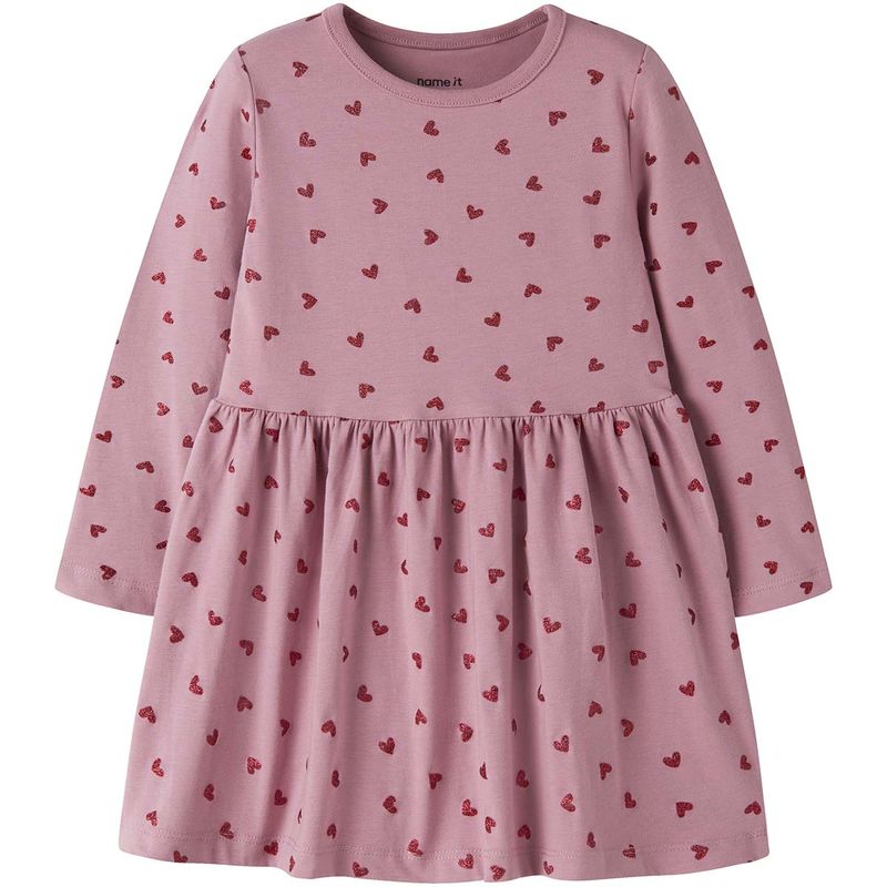 Name It Nmfvivian kjole til småbarn, Lilas