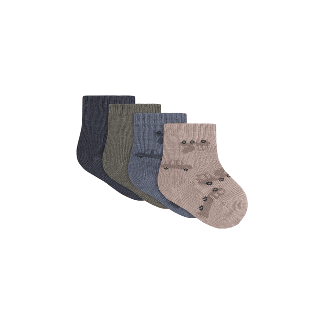 Hovedbilde Name It Nbmwak 4-pack sokker i ull/bomull, ...
