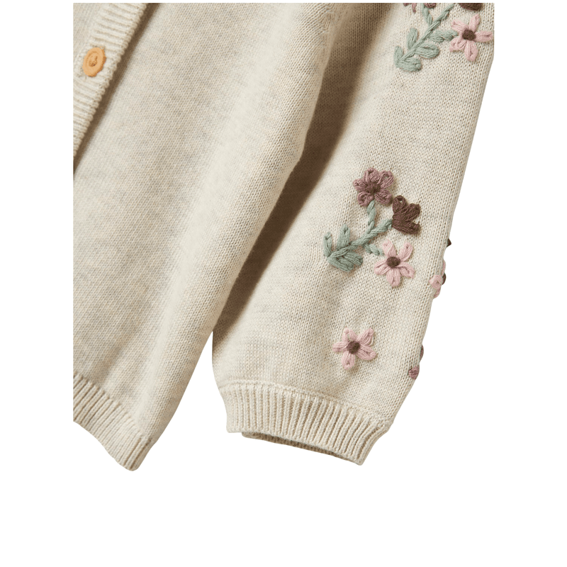 Name It Nbfnussy cardigan til baby, Peyote Melange