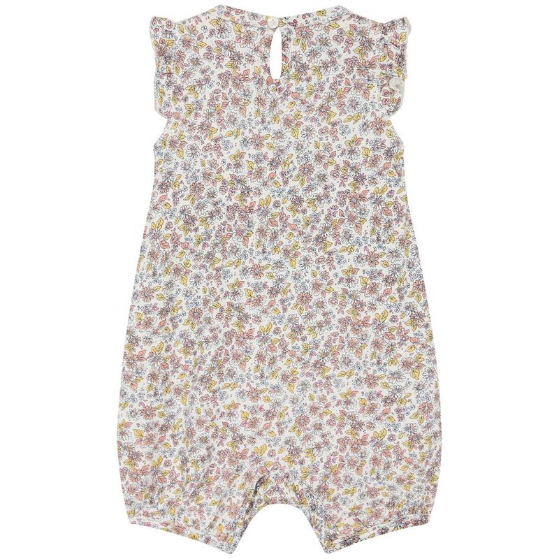 Hust & Claire Musling romper i bambus, ivory