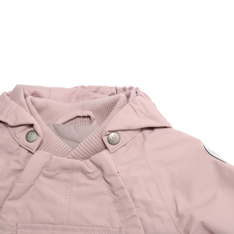 Wheat parkdress / vårdress til baby, støvrosa