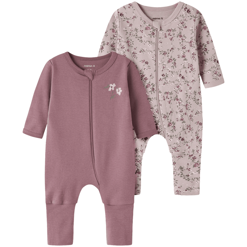 Name It Nbfnightsuit 2-pack heldress/pyjamas, Violet Ice