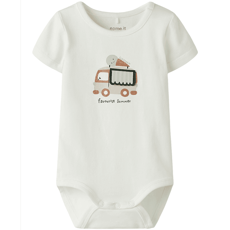 Name It Nbmjamal kortermet body, Cloud Dancer