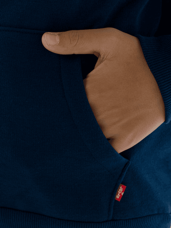 Levis Batwing hettegenser til barn, Dress Blue