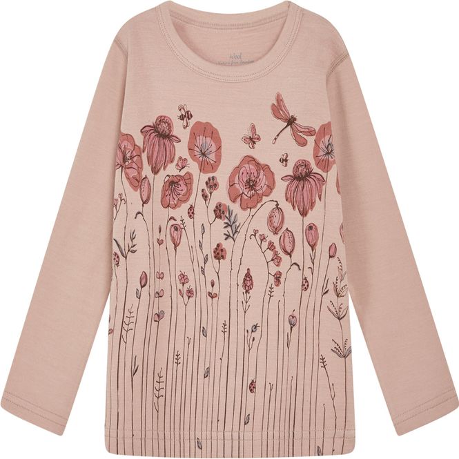Hovedbilde Hust & Claire genser i ull/bambus blomster, Rose ...