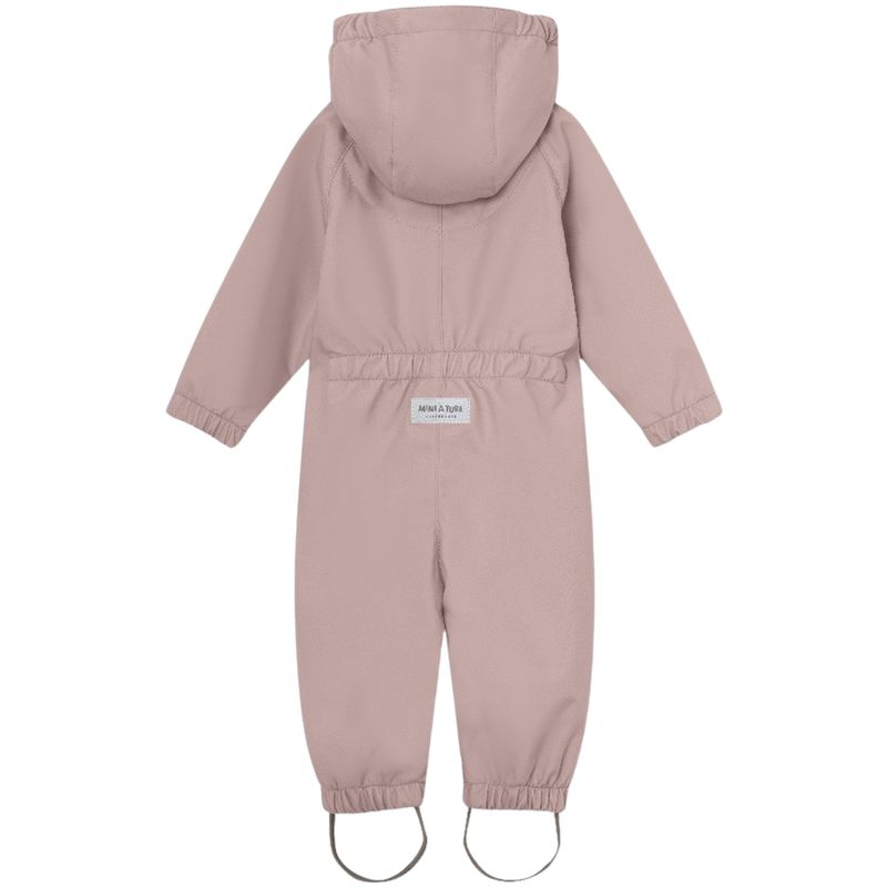 Mini A Ture Arno softshelldress til småbarn, cloudy rose