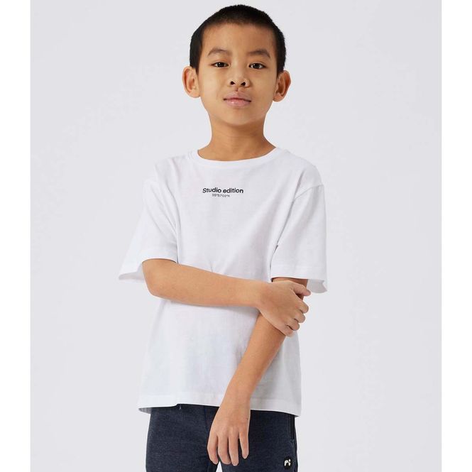 Hovedbilde Name It Nkmbrody t-skjorte til barn, Bright White