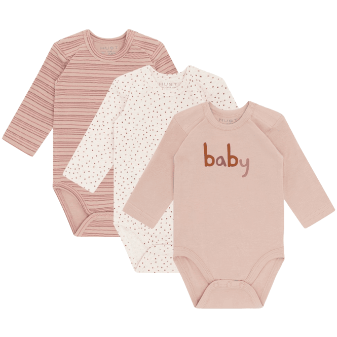 Hovedbilde Hust and Claire Hcbase 3-pack body, Rugby Tan