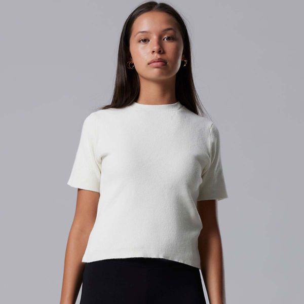 Hovedbilde LMTD Nlfheave t-skjorte til barn, White Alyssum