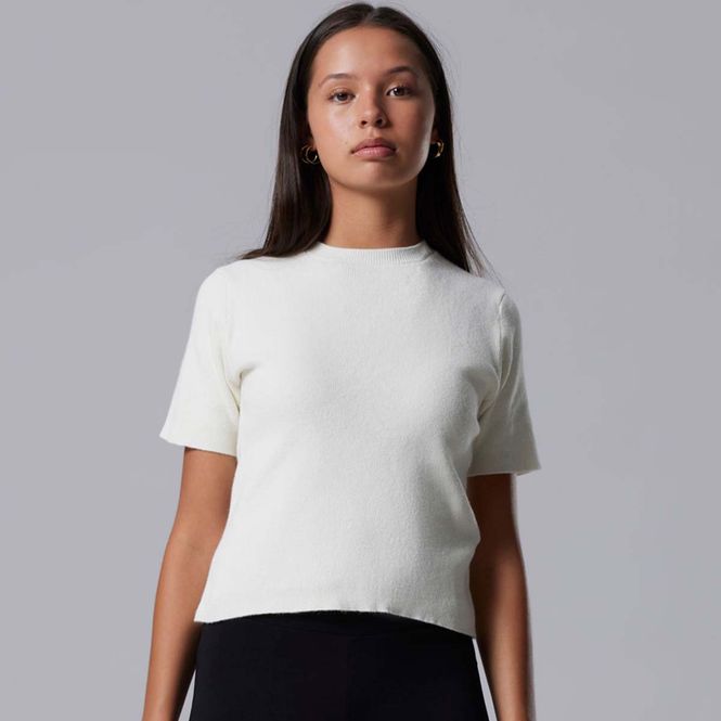Hovedbilde LMTD Nlfheave t-skjorte til barn, White Alyssum