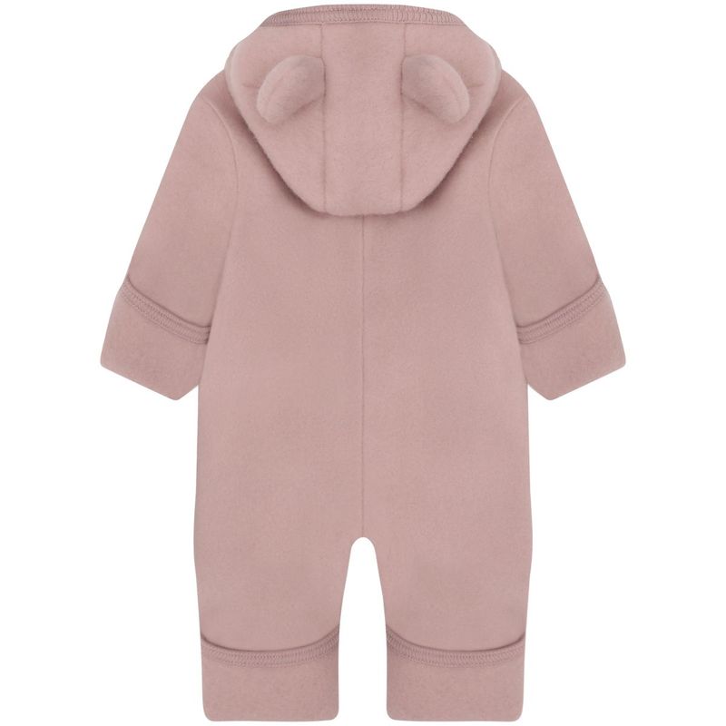  HUTTEliHUT Ullfleecedress med ører, Mahogany Rose