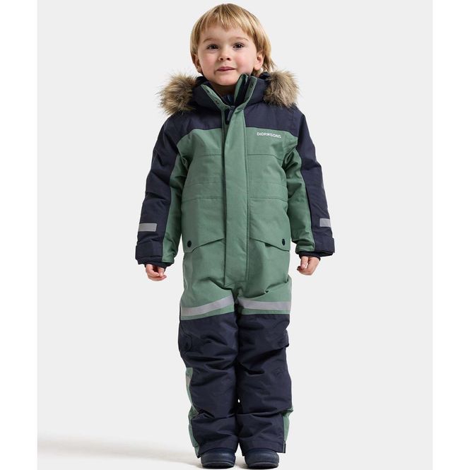 Hovedbilde Didriksons Bjärven Kids 5 vinterdress, Dark Moss