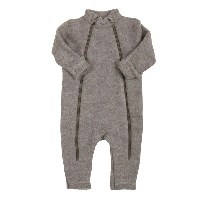 Hovedbilde Joha ullfleece heldress til baby med glidelås, ...