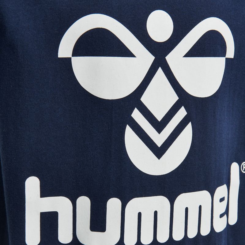 Hummel tres t-skjorte til barn, black iris