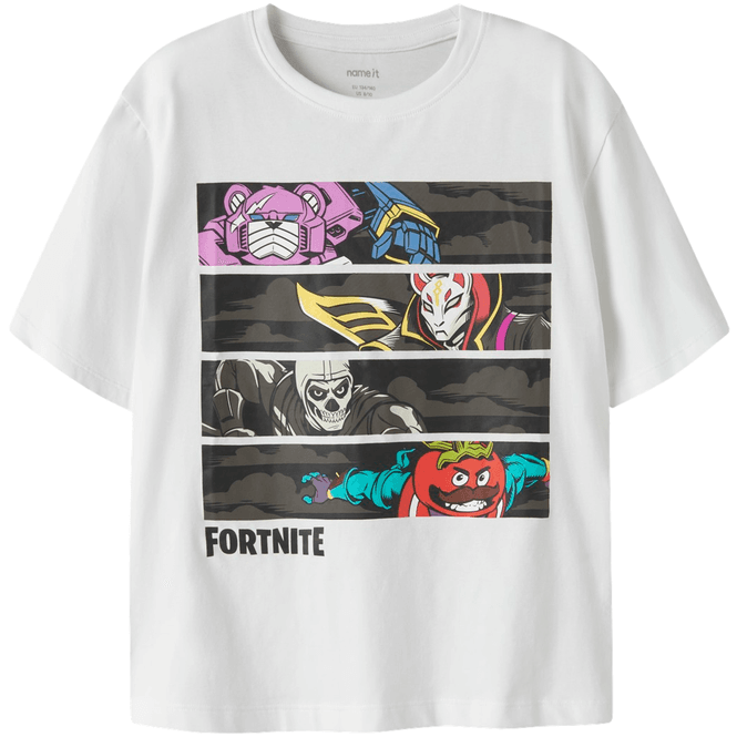Hovedbilde Name It Nkmamos Fortnite t-skjorte, Bright White