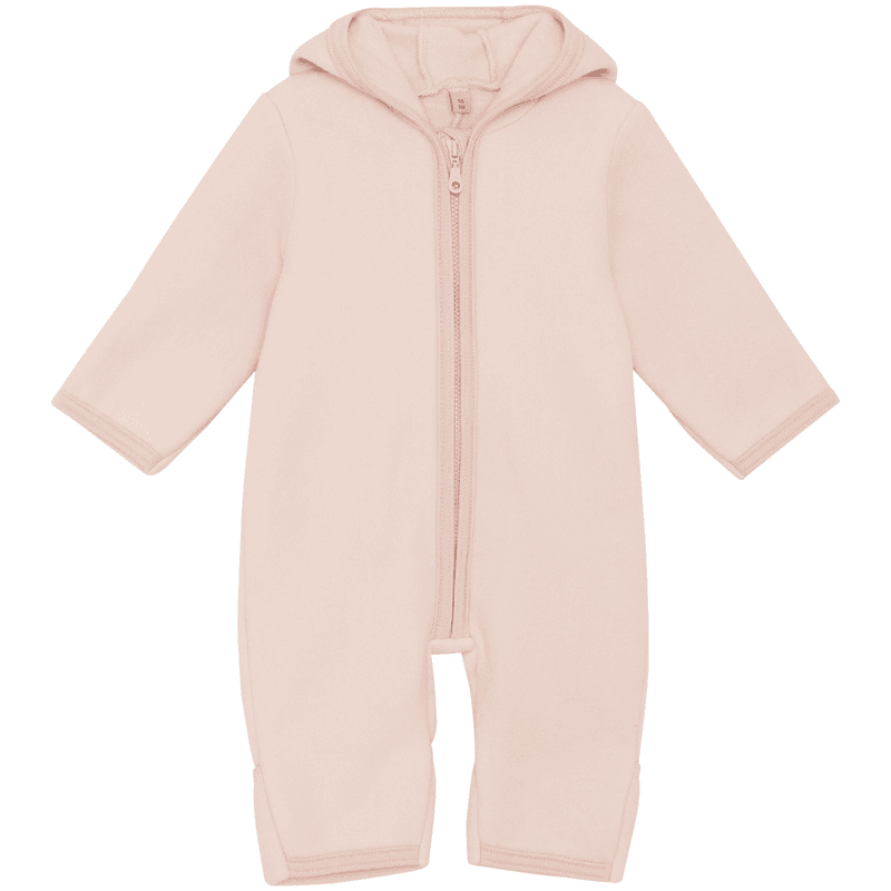 Huttelihut heldress i bomullsfleece, Peach Blush