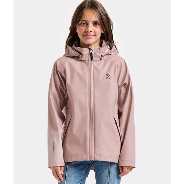 Hovedbilde Didriksons Hepta regnjakke til barn, Vintage Pink
