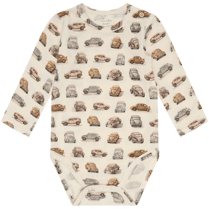 Hust and Claire Hcbuller Retro body i bambus, Sandshell