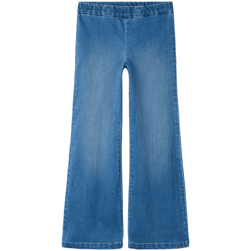 Name It Nkfpolly Bootcut jeggings til barn, Medium Blue Denim