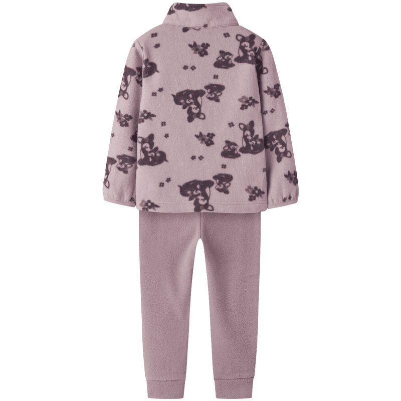 Name It Nmnspektra fleece-sett småbarn, Violet Ice
