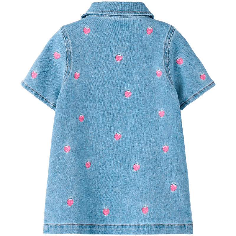 Name It Nmflaila denim kjole til småbarn, Light Blue Denim