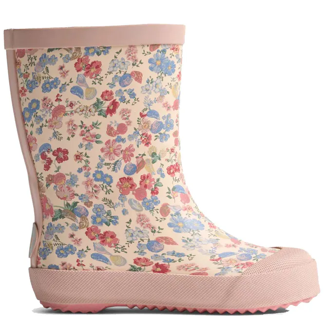 Hovedbilde Wheat Muddy gummistøvler til barn, Flowers and ...