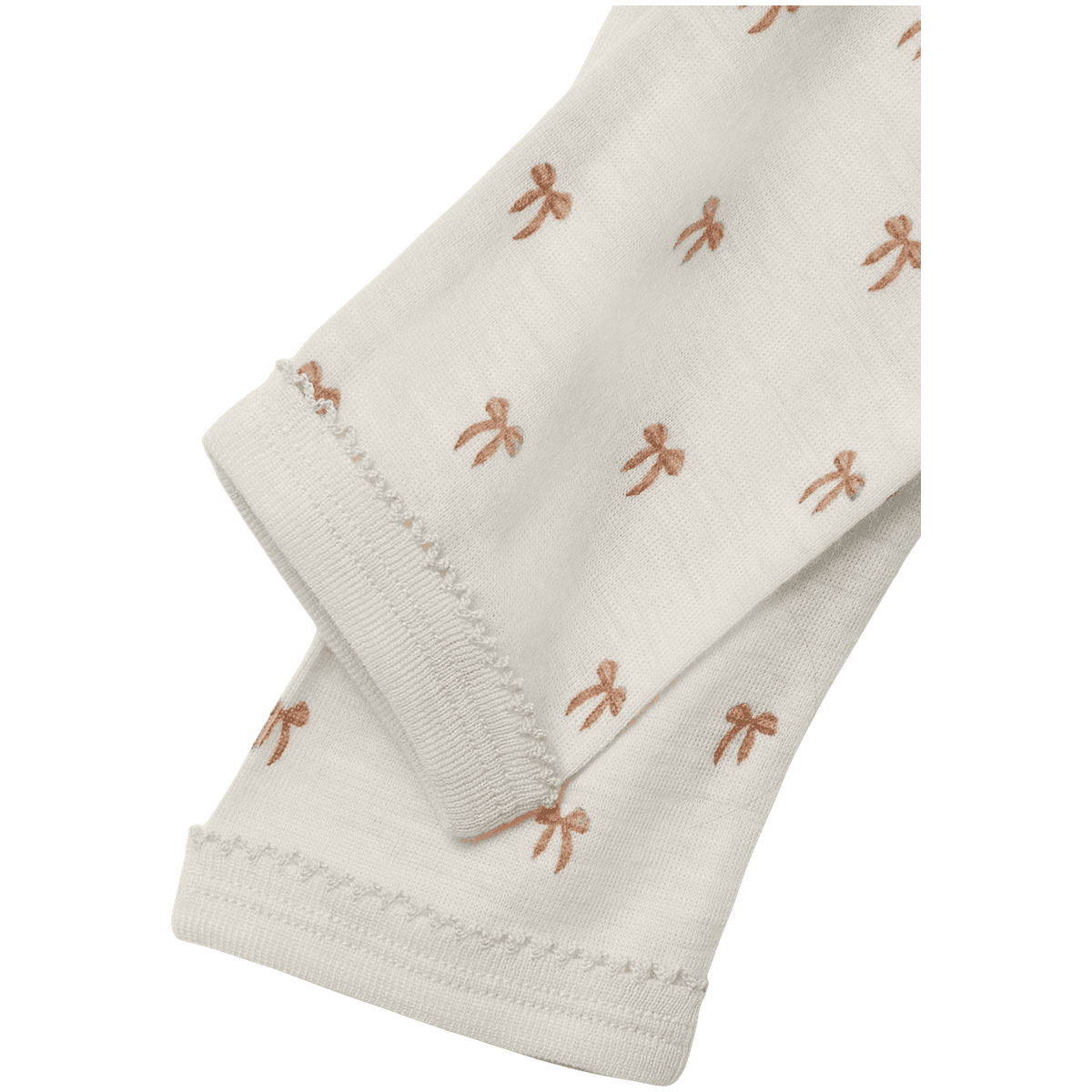 Lil' Atelier Nmfnalu leggings i ull/modal småbarn,Turtledove