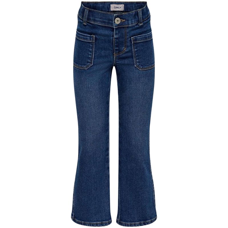 Kids Only Kmgblair flared jeans til småbarn, Medium Blue