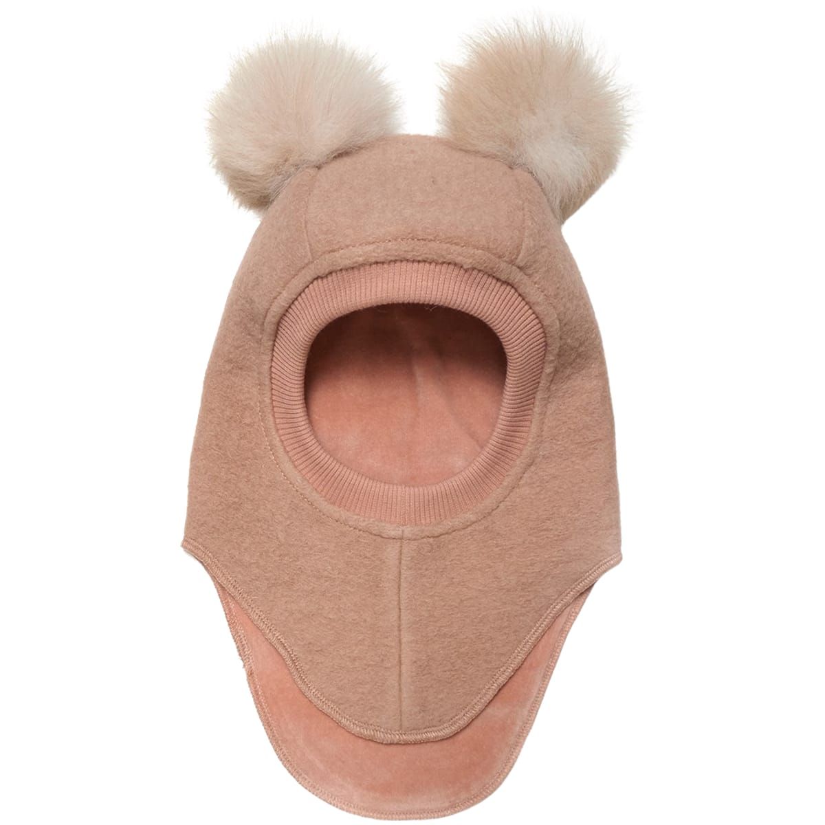 HUTTEliHUT Balaclava ullue alpakkadusker, Rose Melange