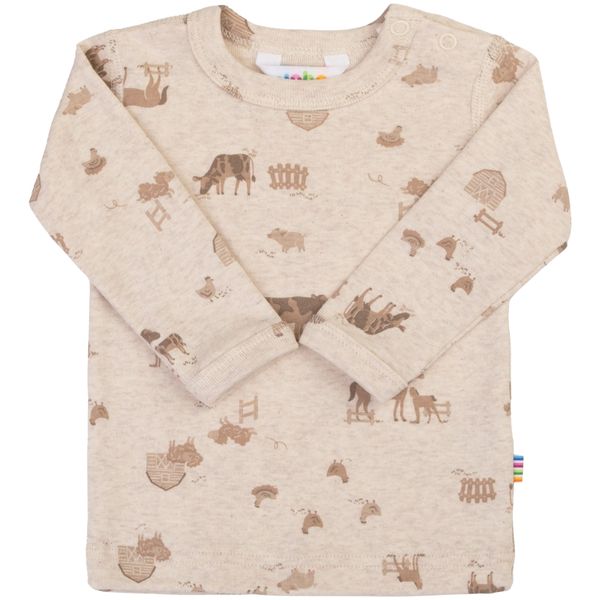 Hovedbilde Joha Farm Life genser til småbarn, Lt. beige