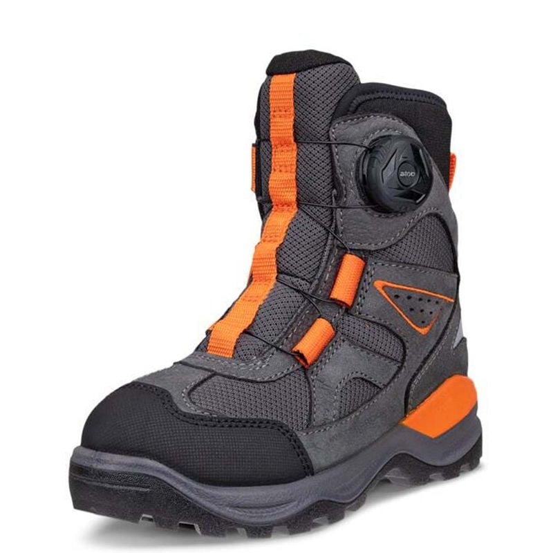 Ecco Snow Mountain ATOP vintersko til barn, Black/Magnet