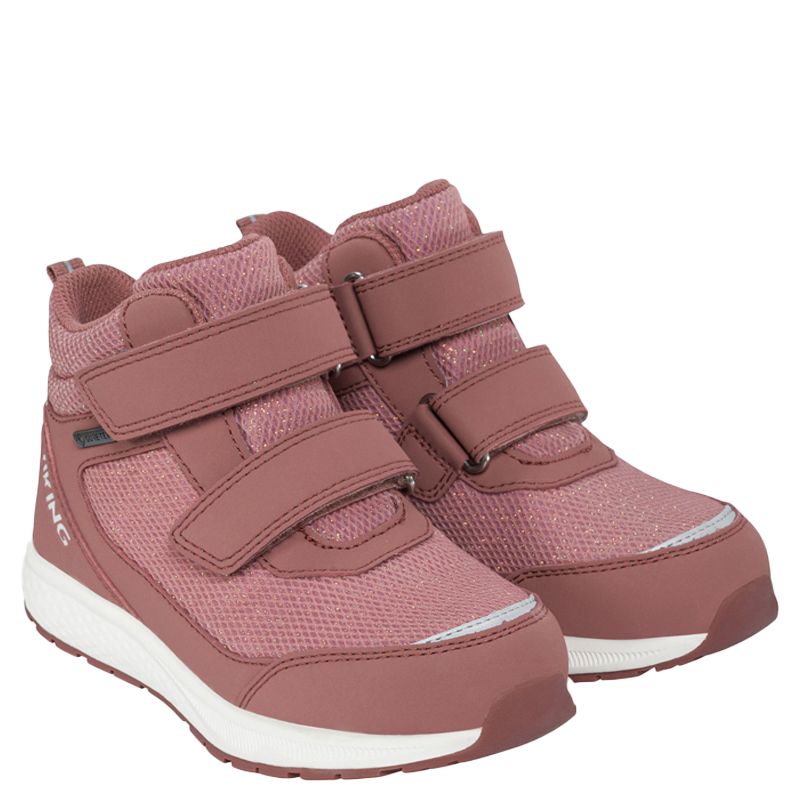 Viking Bouncy Glitter Mid GTX 2V overgangssko, Pink