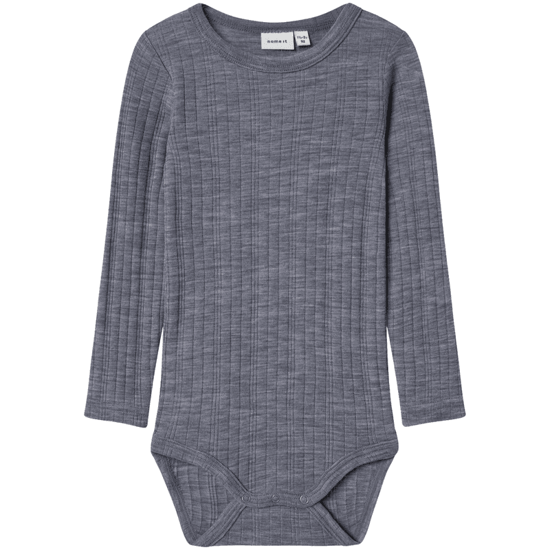 Name It Nmmwang Wool Needle body, Folkstone Gray